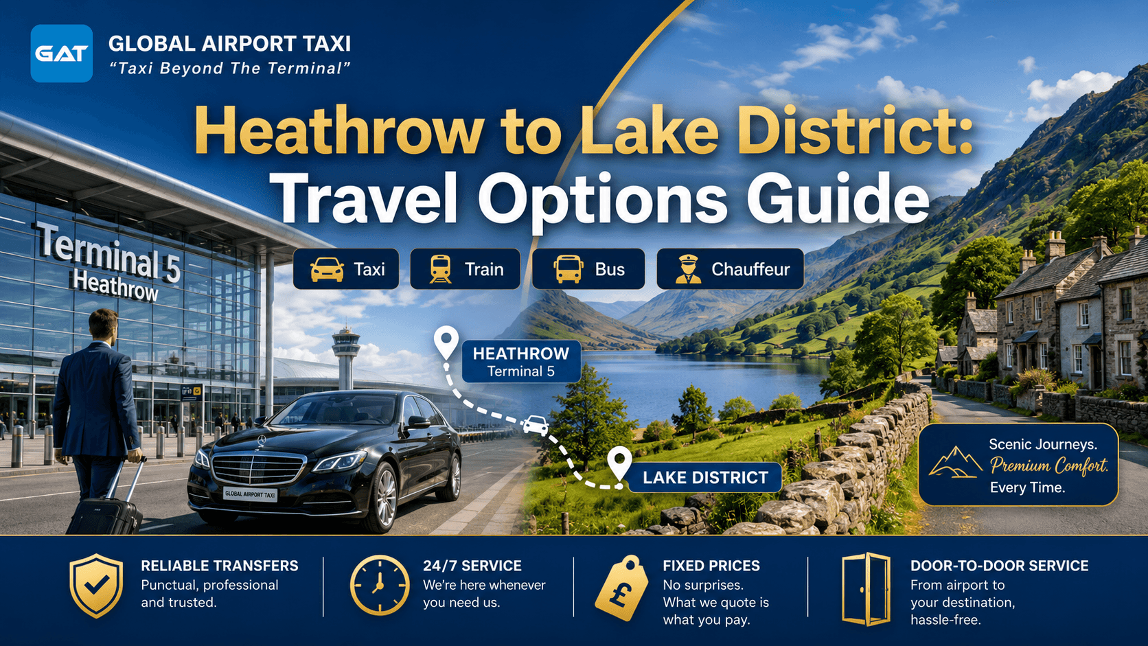 Heathrow to Lake District: Travel Options Guide
